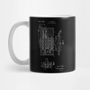 Fail Safe Servo Valve Vintage Patent Hand Drawing Mug